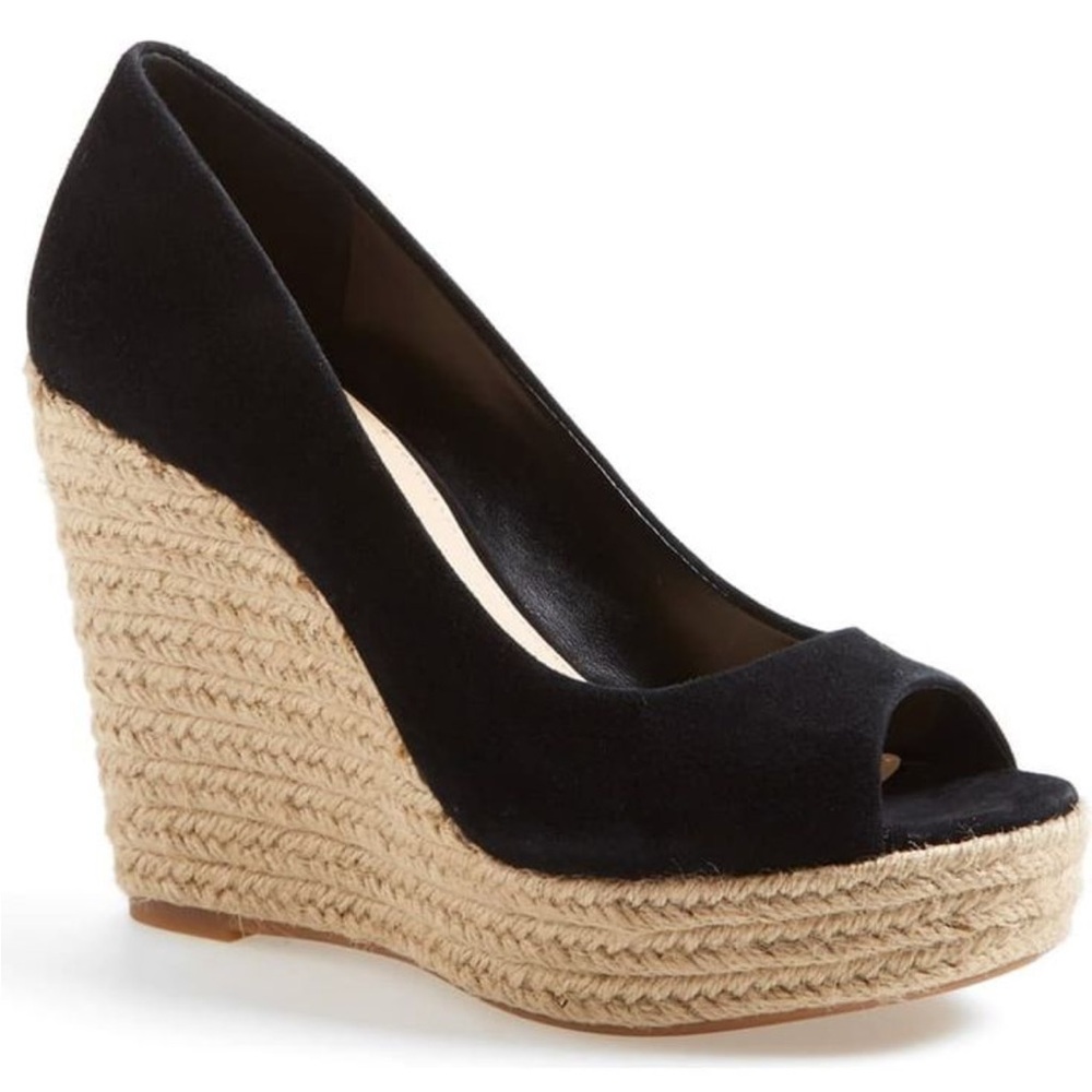 VINCE CAMUTO Totsi peep toe espadrille/size 8.5